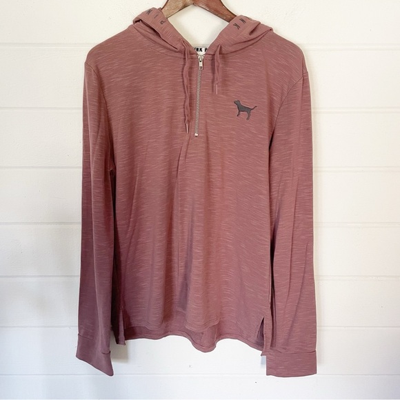 PINK Victoria’s Secret Colorblock Hoodie and Joggers Set Tracksuit Size Large - Picture 8 of 13